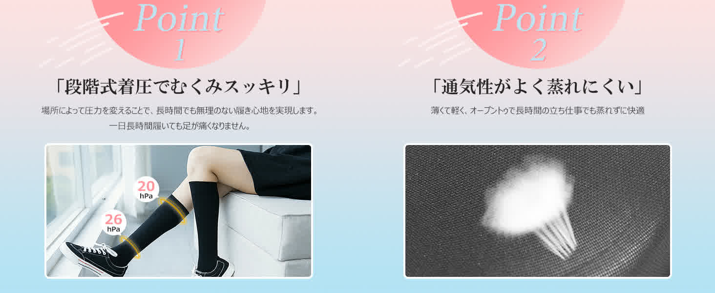 着圧ソック つま先なし ME012 - MEDIKEN(メディケン)公式サイト 医療