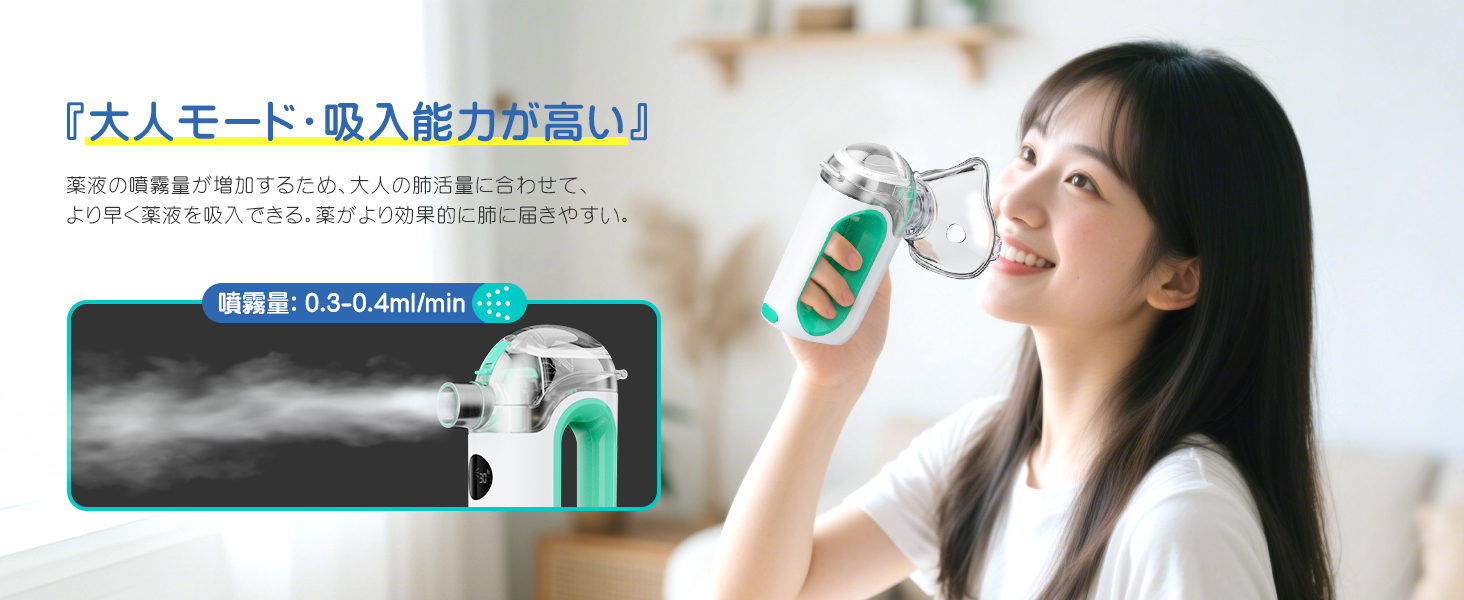 メディケン(MEDIKEN)ネブライザー メッシュ式 ME108