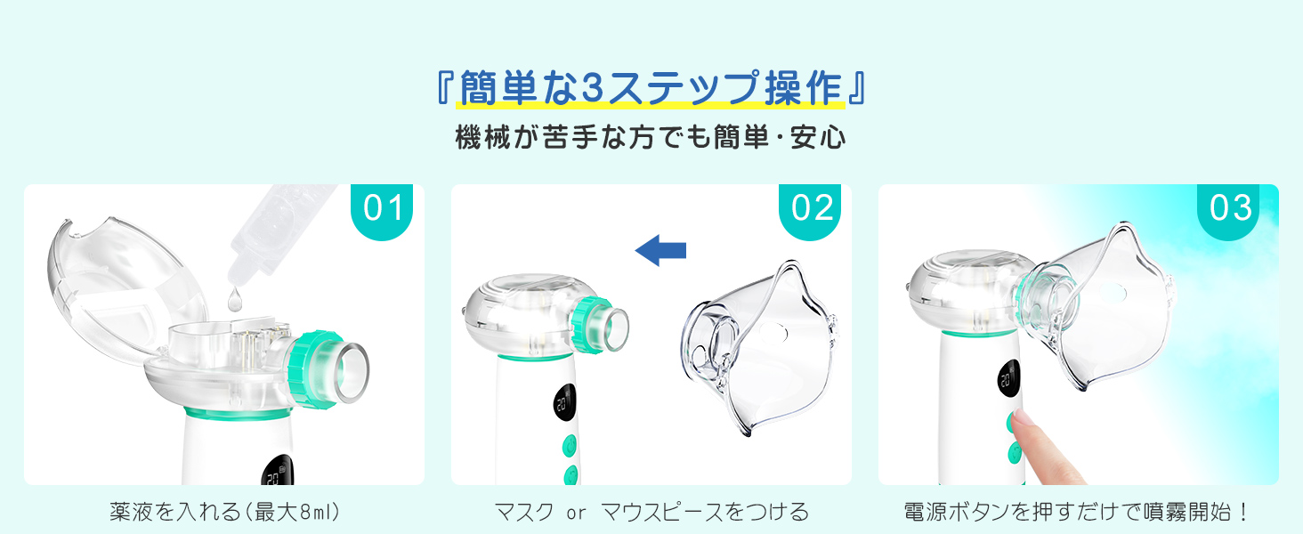 Mediken ネブライザー メッシュ式 ME109